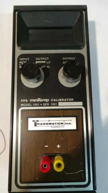 Calibrateur Minitemp Transmation Inc.model 1062 Pps L@@K !