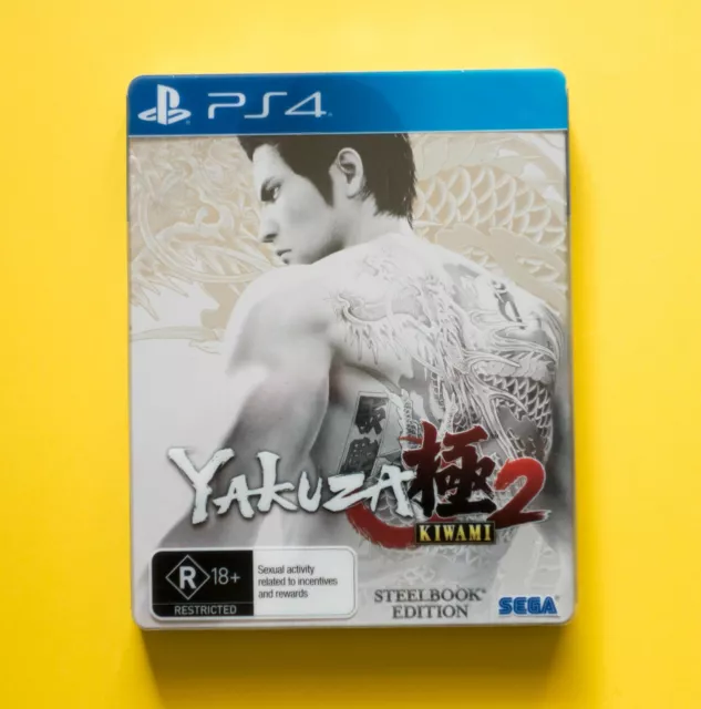 Yakuza Kiwami 2 - PS4 Playstation 4 STEELBOOK - NEAR NEW!