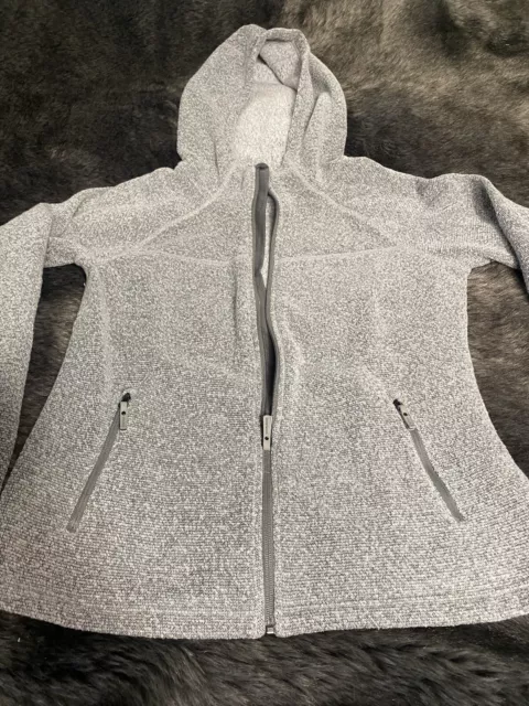 Smartwool Women's Hudson Trail Full Zip Fleece Sweater Jacket Wool Hoodie Medium
