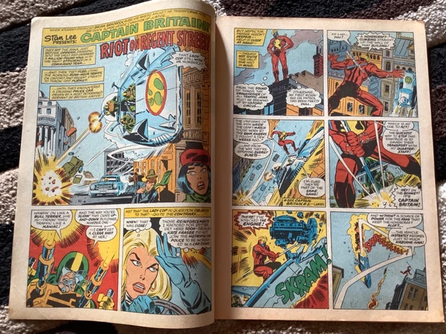 1 - 39 CAPTAIN BRITAIN MARVEL UK COMICS 1976-77 & #8 PSYLOCKE Betsy Braddock 10