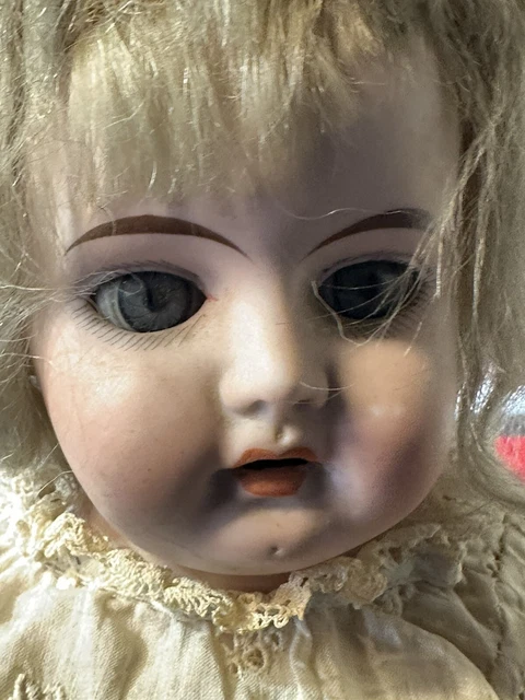 Antique Kestner Bisque Doll Special  Leather Jointed Body 18”