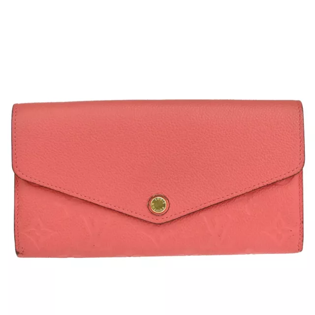 LOUIS VUITTON Portefeuille Sarah Wallet Monogram Empreinte Pink M61801 32KA129