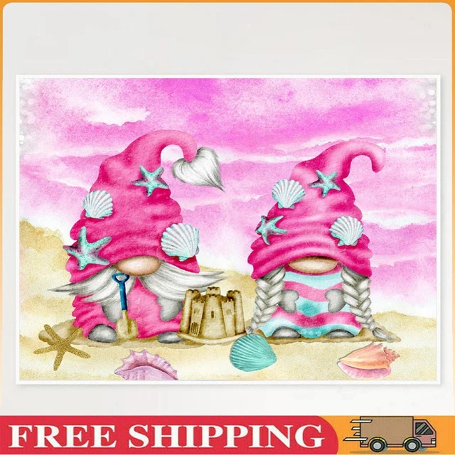 5D DIY Full Round Drill Diamond Painting Two Goblin Kit Home Decoration Art ~
