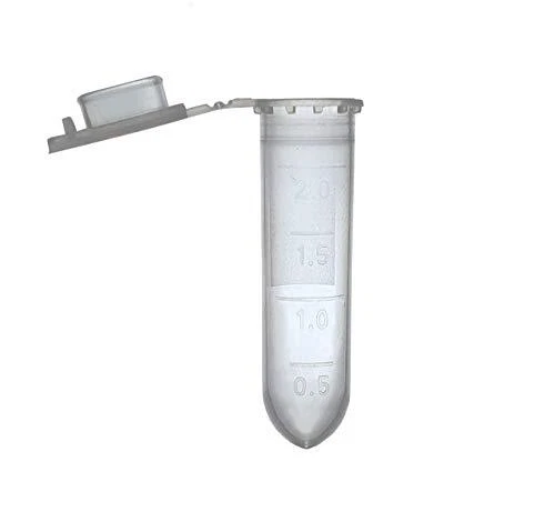 BiochromCorp 2.0 ml Microcentrifuge Tube Snap Cap Polypropylene Graduated Cle...