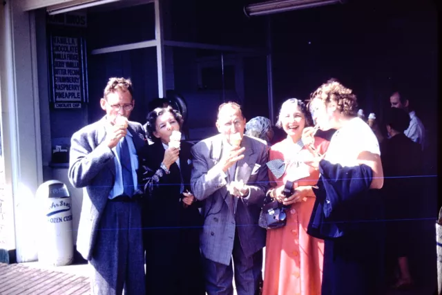 Original slide photo 50s Kodachrome Atlantic City NJ Kohr Brothers Custard
