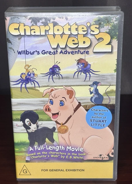 CHARLOTTES WEB 2: Wilbur’s Great Adventure (VHS, 2003) - Animated ...