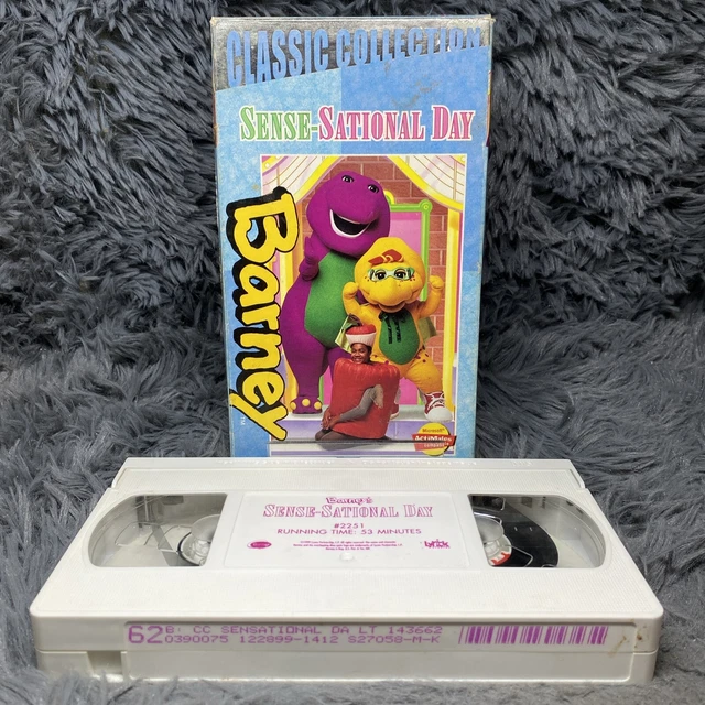 BARNEY - BARNEYS Sense-Sational Day VHS 2000 Tape Classic Collection ...