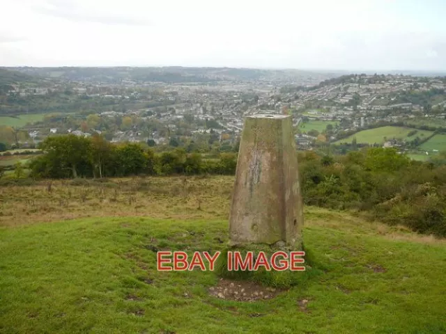 Photo  Trig Point On Little Solsbury Hill