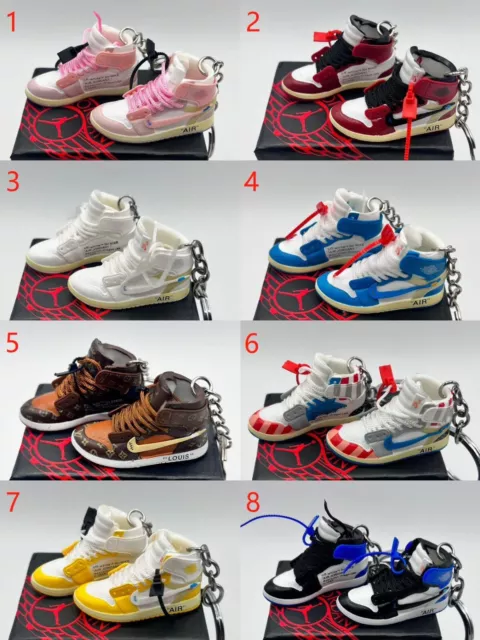 Free Ship | Variety Sneaker Keychain | Mini Shoe Collectibles | Box Optional