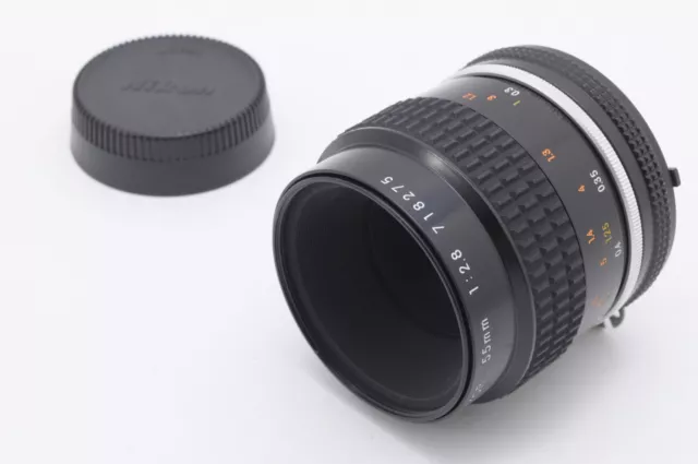 【N MINT+++】Nikon Ai-s AIS Micro Nikkor 55mm f/2.8 MF Macro Lens From JAPAN