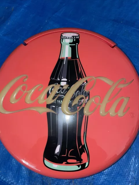 Vintage Coca Cola Telephone Round Disc Blinking Landline Telephone