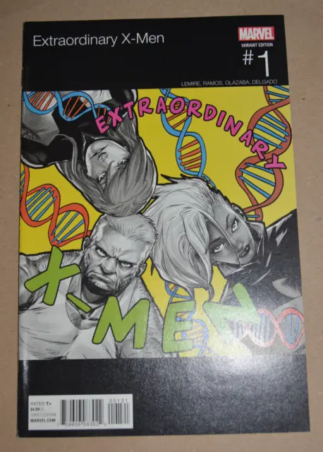 Extraordinary X-Men #1 Hip Hop Variant Sanford Green Raw Marvel Comics Cover