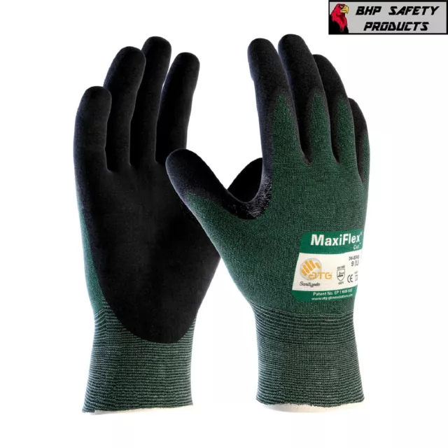 PIP MaxiFlex Nitrile Micro-Foam Coated ANSI A2 Cut Resistant Work Gloves 34-8743