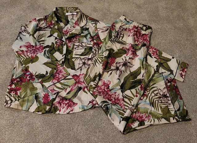 TOMMY BAHAMA HOLIDAY Print Top & Bottom 2-Piece Women's Pajama