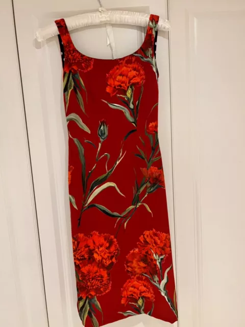 Dolce and Gabbana midi floral dress size 40, uk 8