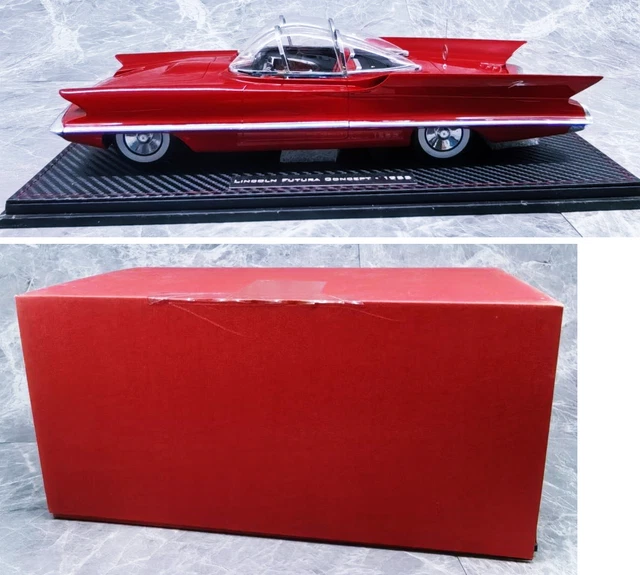 Mcs 1/18 Lincoln Futula Concept Red 1955 | eBay