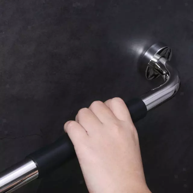 Maniglia per porta da bagno in acciaio inox con maniglione per maniglione da 33