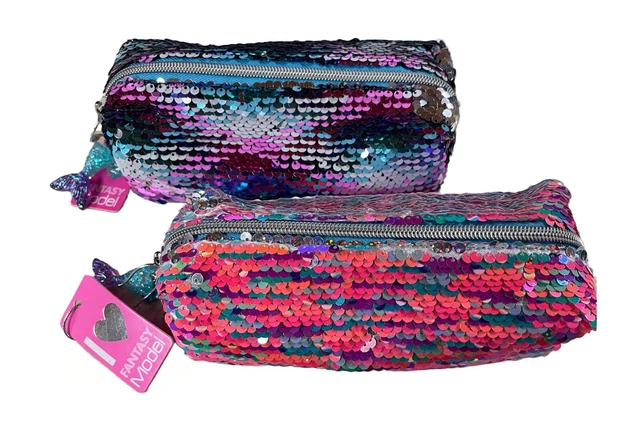 DEPESCHE TOPMODEL FEDERMÄPPCHEN mit Pailletten Meerjungfrau Stifte