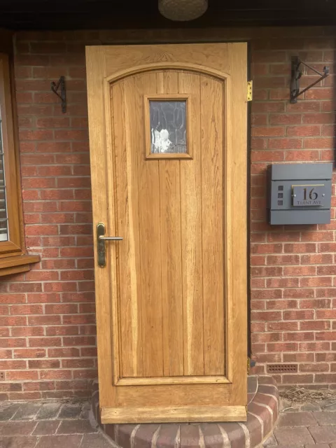 solid oak external Front Door