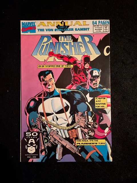 Punisher Annual 4 1991 Marvel Comics HIGH GRADE