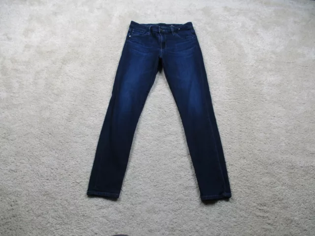 Adriano Goldschmied Jeans Womens 28 Blue Farrah Skinny Ankle Denim Stretch