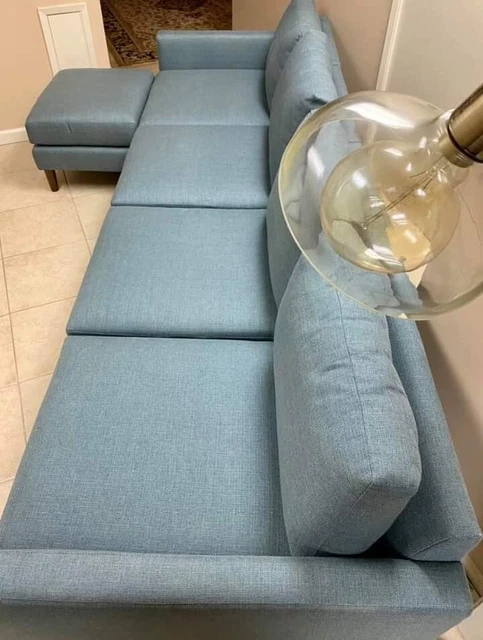 4 Seat Sofa Set with Two Ottomans Made in🇺🇸 Allform brand msrp $2699!