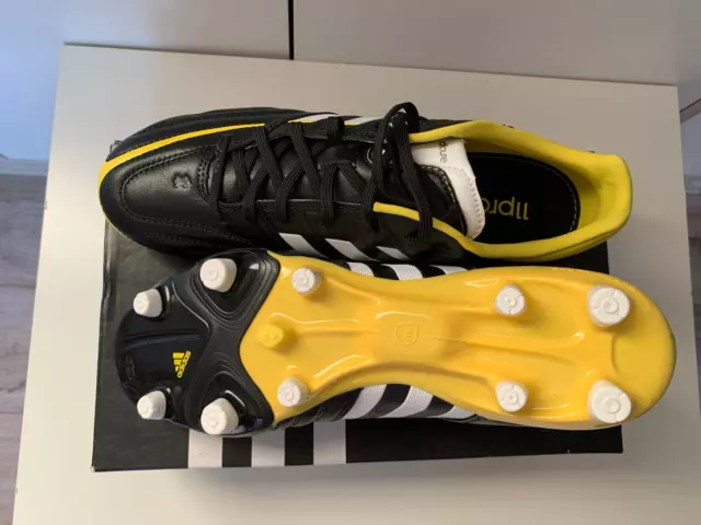 Adidas Adipure 11 Pro TRX FG 42 2/3 EU 8,5 schwarz gelb Nocken Toni Kroos 3