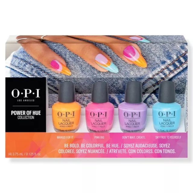 OPI Power of Hue Summer 2022 Nail Polish Mini Set (4 x 3.75ml) (OPIM-DDB01)