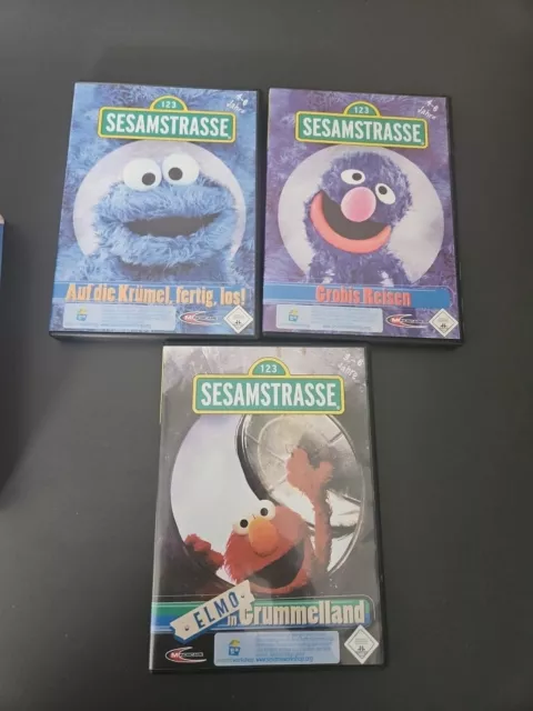 Mindscape SesamstraÃe: 3er Box (4-6 Jahre) Spielerisch lernen (Software ...