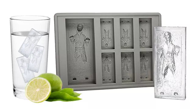 Star Wars Party Han Solo Ice Tray Chocolate Candy Jello Silicone Mold Kid Fun
