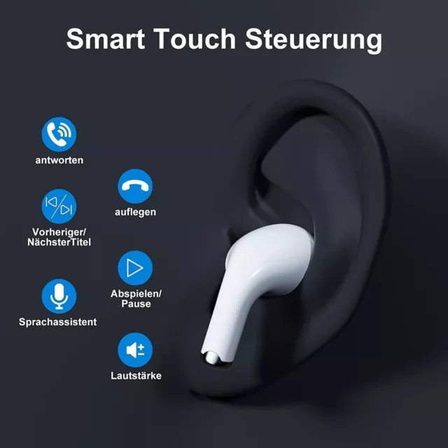 Bluetooth Wireless Earbuds Headsets Earphones Headphones For iPhone Android 3