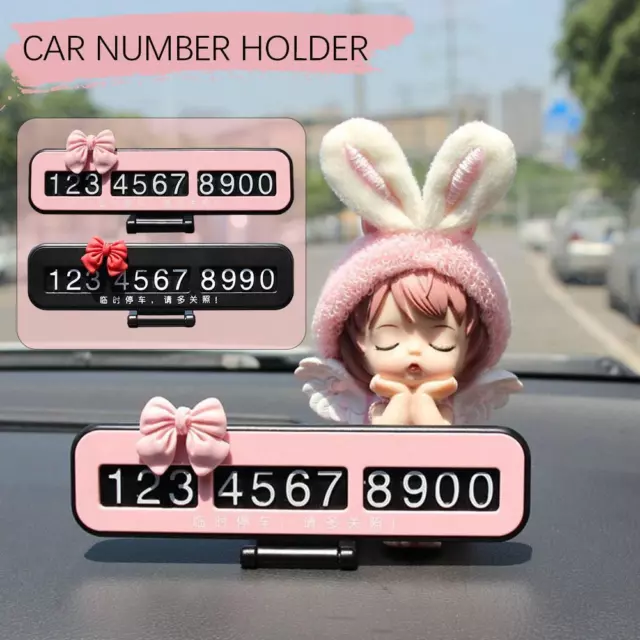 Car Temporary Parking Number Plate Mobile Phone Plate Cu Assistance Parking W1Q0