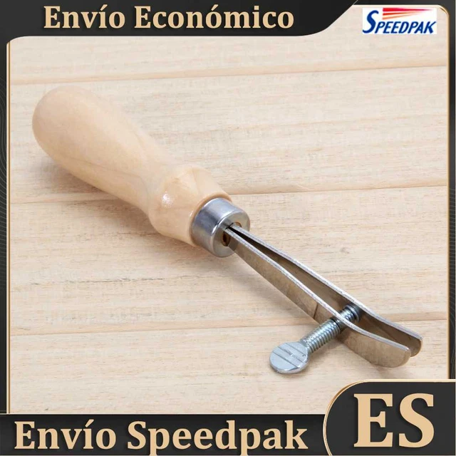 Ajustables del acero inoxidable cuero borde artesanal herramientas lateral regul