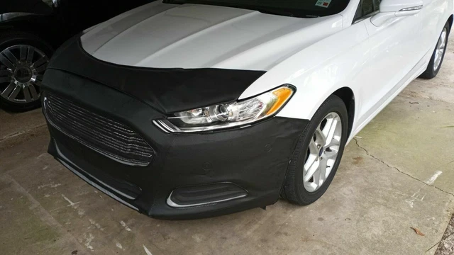 thumbnail image 2 of LeBra Front End Mask – Fits Ford C-Max 2013-2018 (no Park Assist) – Black Leather Grain Vinyl 2 of 5