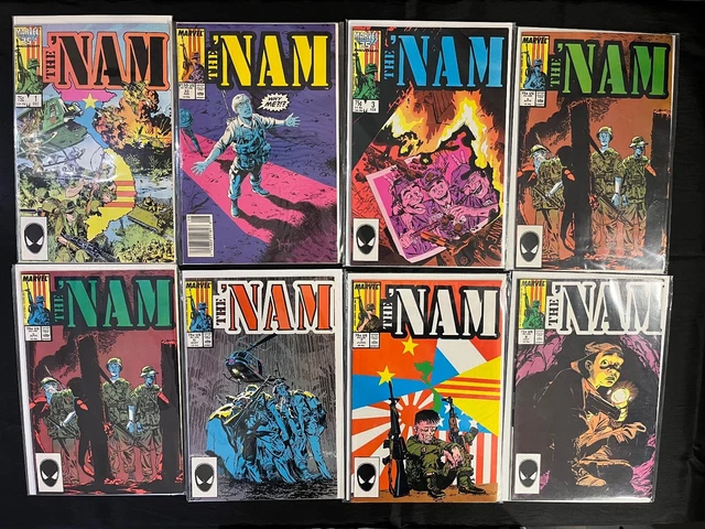 Lot of The'Nam (37 comics) between #1-#75 Marvel Comics 1986-1992 VF/NM
