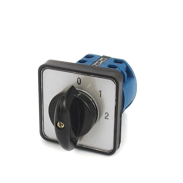 AC 660V 20A 2Pole 3Position Universal Rotary Selector Cam Changeover