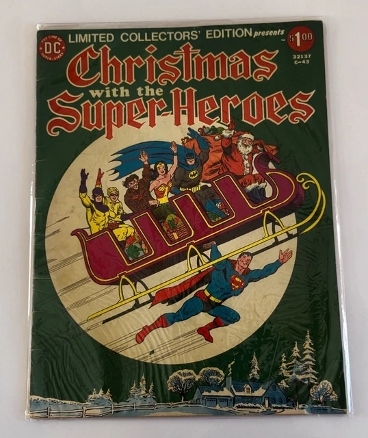 DC Comics C-43 Christmas with the Superheroes Preowned 1976 Good Condition Rare