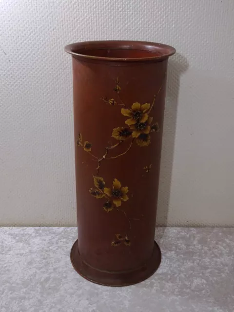 5Ghzu Antiguo Nouveau Diseño Metal Paragüero Sostén para Bastón Vintage Um 1900