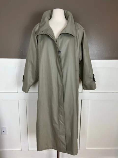 VINTAGE LONDON FOG Trench Coat WOMENS EXTRA LARGE XL $39.00 - PicClick