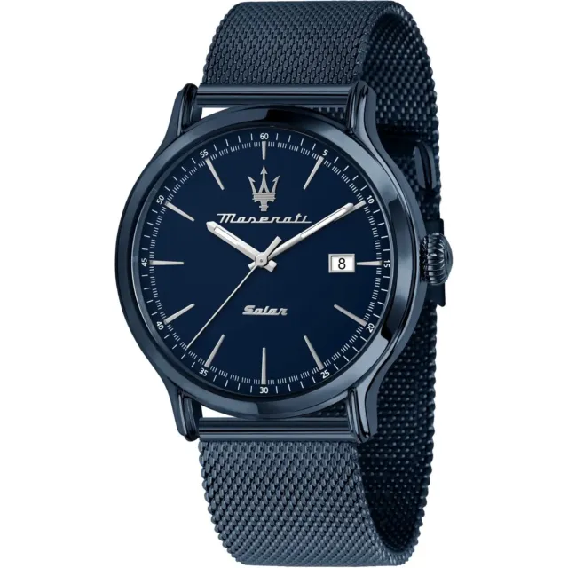 Maserati Solar Blue R8853149001 Orologio da uomo in acciaio a carica solare