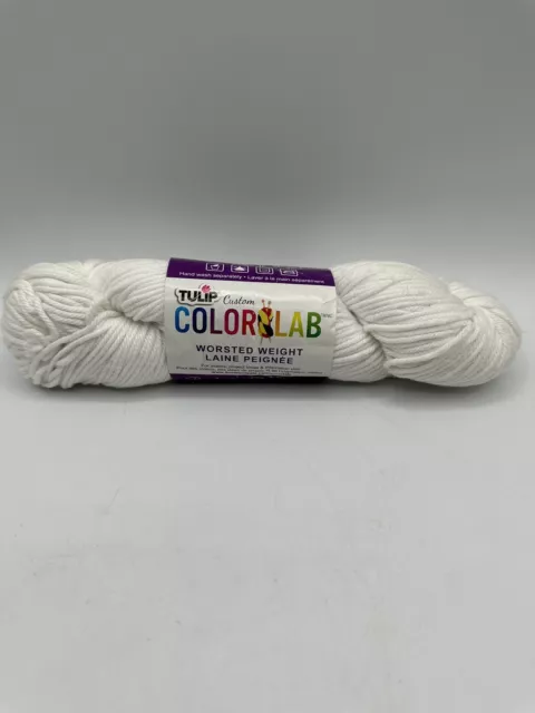 Tulip Custom Colorlab Worsted Weight 100g 138yds White
