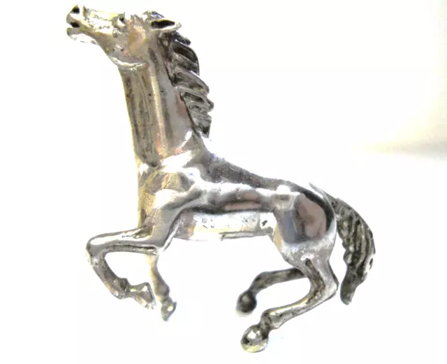 Miniatura Argento 925 Cavallo  Vintage Anni 70 Silver Horse - 2 Foto