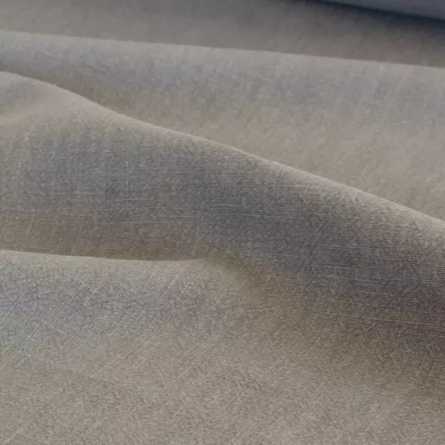 Toile de Lin lavé taupe [au demi-mètre]