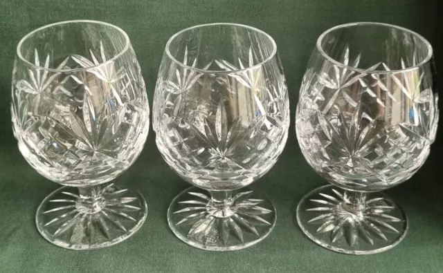 Royal Doulton crystal glasses Vintage Royal Doulton three glasses VGC- SIGNED