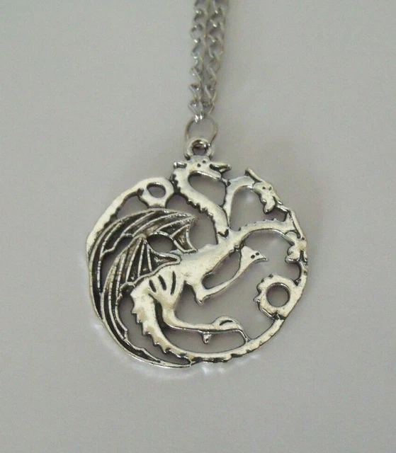 Pendentif et collier Game of Thrones Collection Targaryen Noble