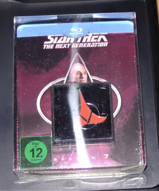 Star Trek The Next Generazione Stagione 7 Limitata steelbook + Pin blu ray Nuovo