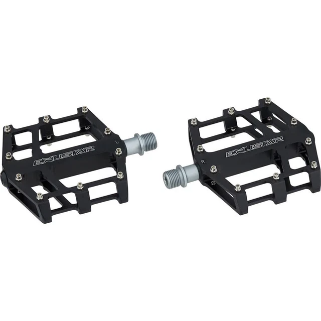 EXUSTAR PB525 CNC Aluminium Pedals BMX Freeride Flat Pedals 9 16