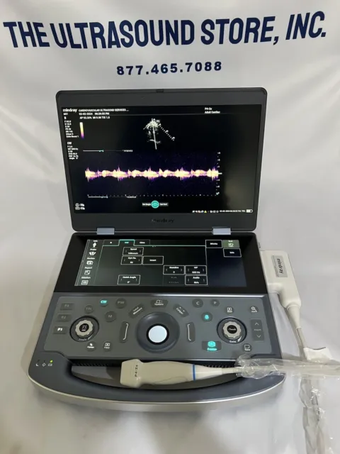 Mindray MX7  Portable Ultrasound Machine Advanced Demo w P4-2s Phased Warranty