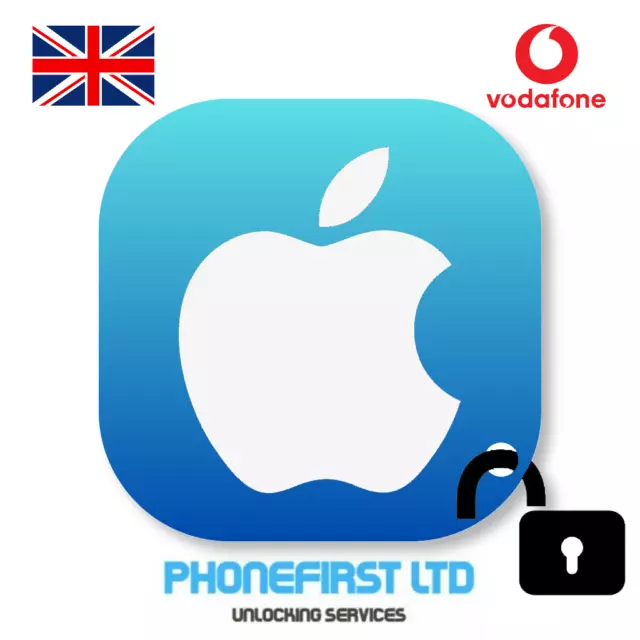 100% Express Factory Unlocking Service For iPhone 13 Pro Max 13 12 - Vodafone UK