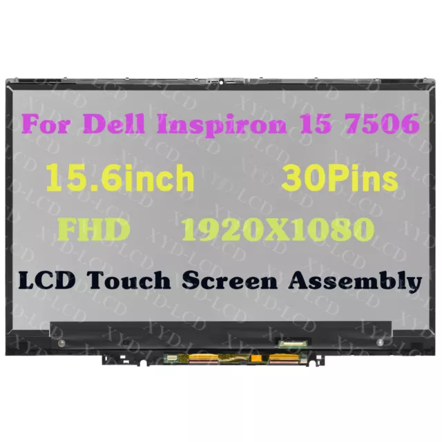 A+ 15.6'' FHD LCD Touch Screen Digitizer Assembly for Dell Inspiron 15 7506 P97F